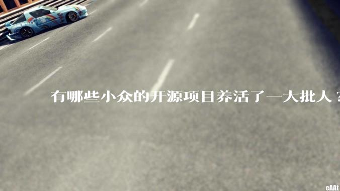 有哪些小众的开源项目养活了一大批人?